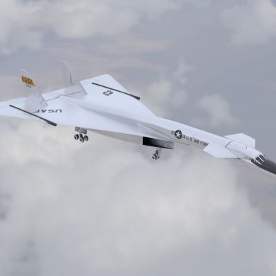 XB70轰炸机，高空高速战略轰炸机，带驾驶舱，控制台，舱门，可开关