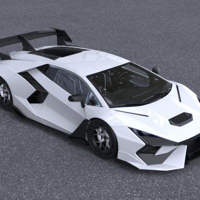 2024款兰博基尼SVJHycadeEdition超级跑车带内饰车门可开关