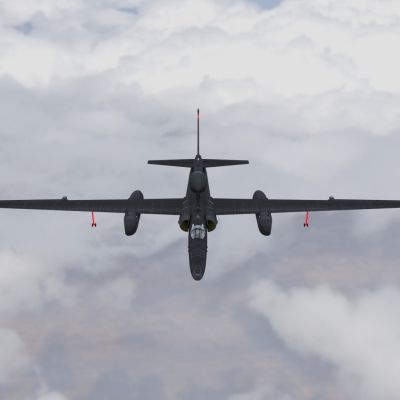 U2侦察机单座单发高空侦察机带驾驶舱控制台机舱门可开关