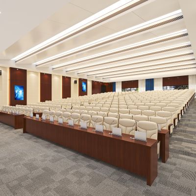 报告厅，报告厅桌椅，报告厅讲台 ，报告厅主席台