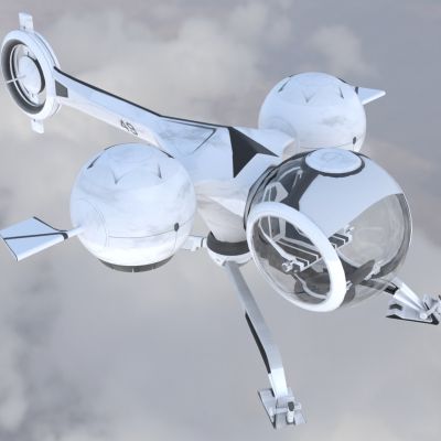 BubbleShip泡泡船大气层太空飞行器