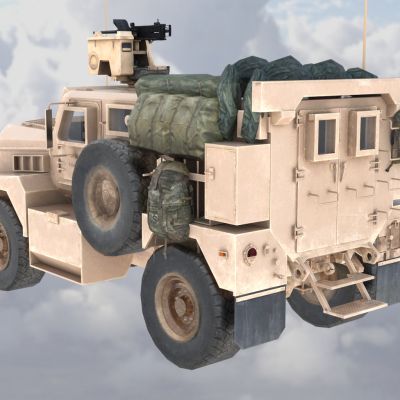 美洲狮反雷防伏击战车带内饰车门可开关