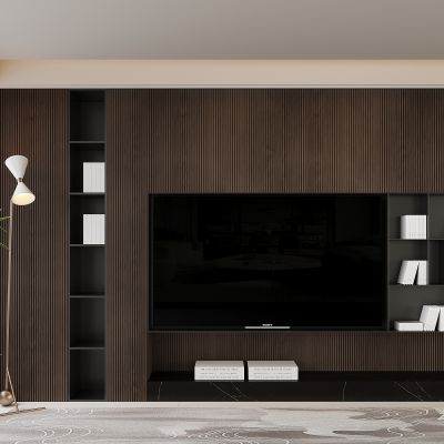 现代电视背景墙 电视柜 造型墙 装饰墙 装饰柜 电视机