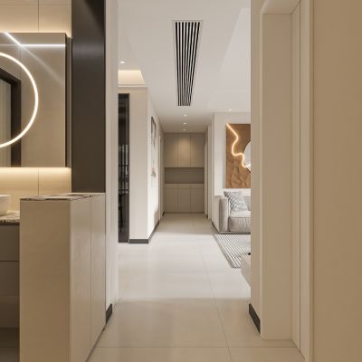 现代客餐厅 无主灯客厅 沙发组合 茶几组合 饰品摆件