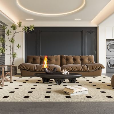 现代客厅 法式客厅 无主灯客厅 沙发组合 茶几组合 饰品摆件