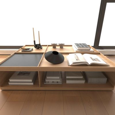 茶几 实木茶几 书籍