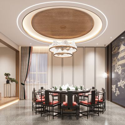 新中式餐厅包间