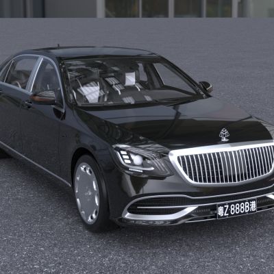 奔驰迈巴赫S级S650豪车汽车带内饰车门可开关