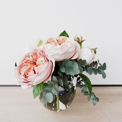 花瓶 花卉 月季花 植物