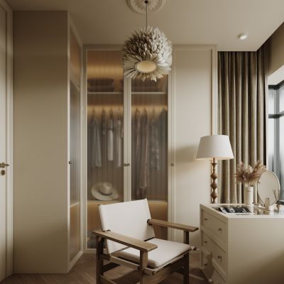 法式复古玄关 法式复古衣帽间 法式复古衣柜