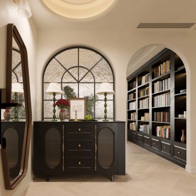法式玄关 书柜