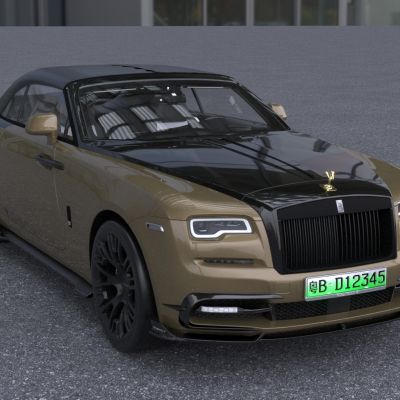 劳斯莱斯耀影豪华汽车带内饰车门可开关