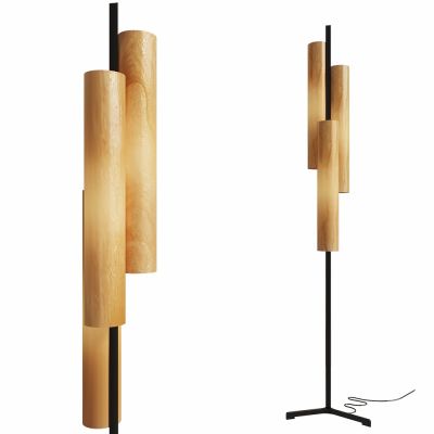 黑音符三色落地灯