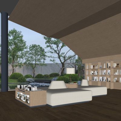 现代图书馆 阅览区 书吧