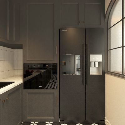 橱柜 厨房电器 冰箱 烤箱 