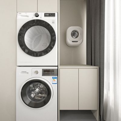 阳台 洗衣机 家用电器 