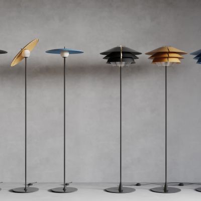 现代落地灯组合 办公落地灯 装饰灯 艺术灯