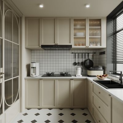 法式复古厨房 法式复古橱柜