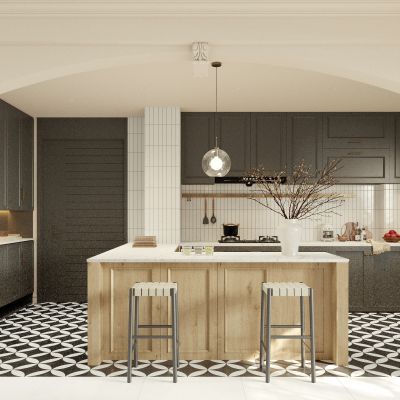 厨房 橱柜 开放式厨房 