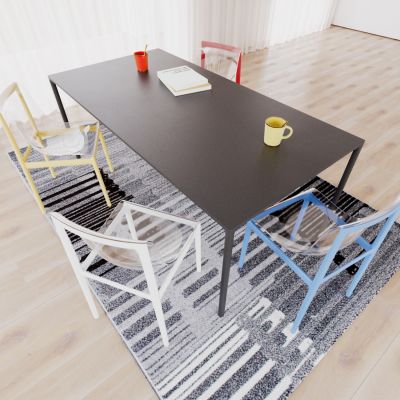 桌椅组合 多人餐桌 餐桌组合