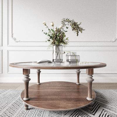 茶几 圆几 花瓶 花卉