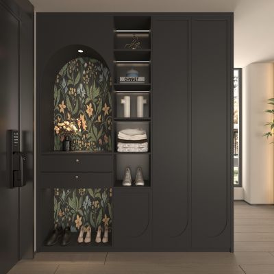 法式奶油风鞋柜