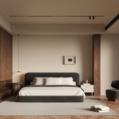 现代中古风卧室