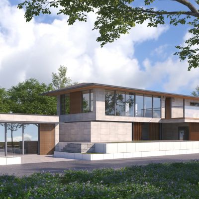 新中式度假民宿建筑