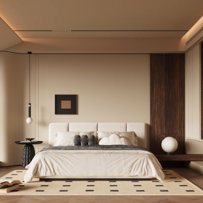 现代中古风卧室