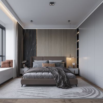 现代卧室
