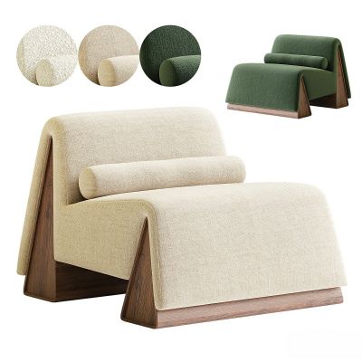 现代单人沙发椅3D模型