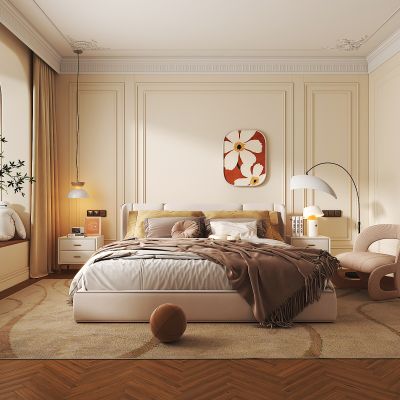 现代奶油风儿童房