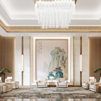 新中式会客大厅
