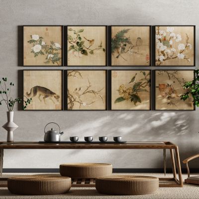 新中式侘寂风禅意装饰画挂画