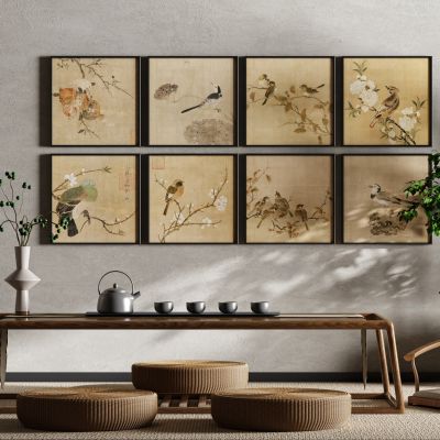 新中式侘寂风禅意装饰画挂画