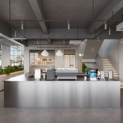 现代工业风酒吧