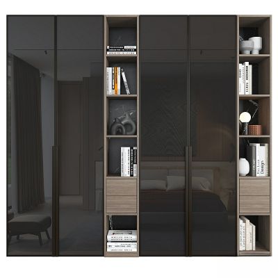 现代衣柜 装饰柜