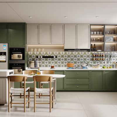 法式开放式厨房