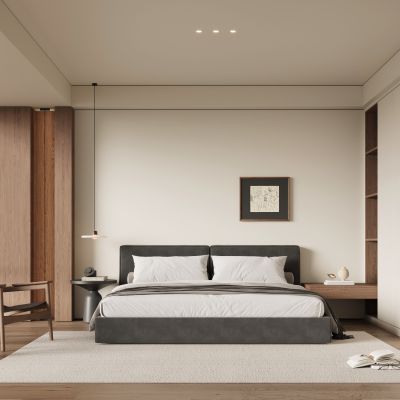 现代中古风卧室