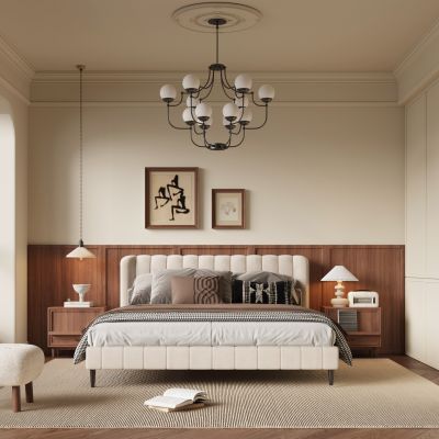现代中古风卧室
