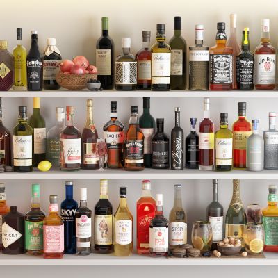 现代果汁酒水组合