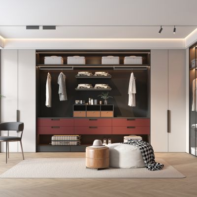 现代简约衣帽间