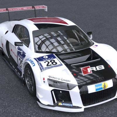 奥迪R8汽车带内饰