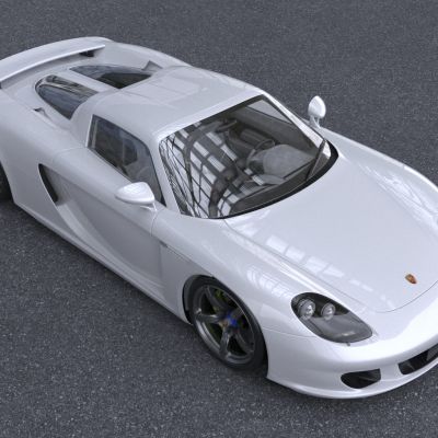 保时捷卡雷拉跑车汽车