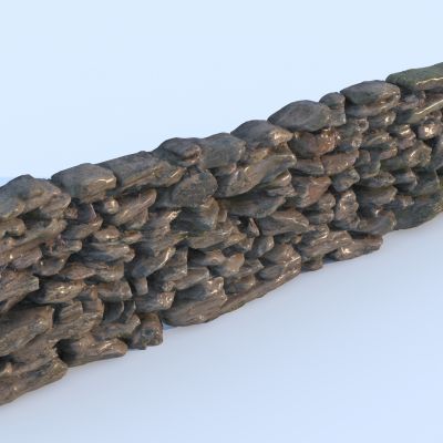 现代乡村石墙 围墙