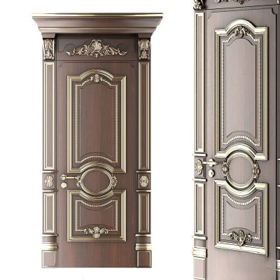 巴洛克经典门 23D模型