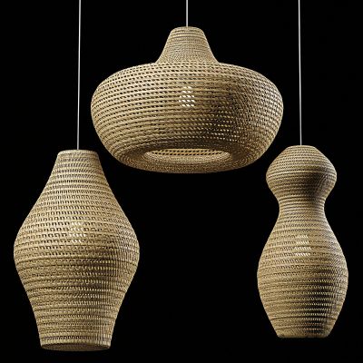 藤制吊灯 02