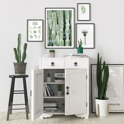 绿色和白色与植物的镶嵌