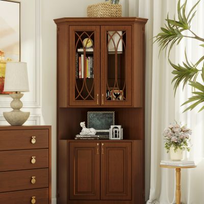 美式墙角柜 转角柜 储物柜