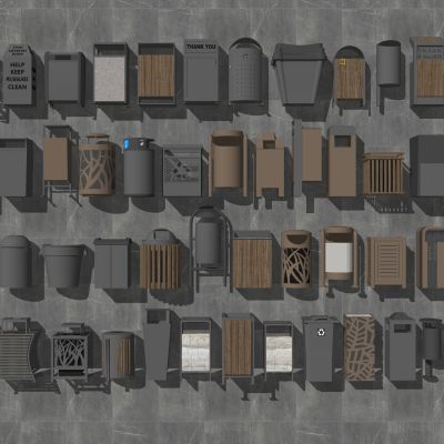 现代垃圾桶原木垃圾桶金属垃圾桶创意垃圾桶